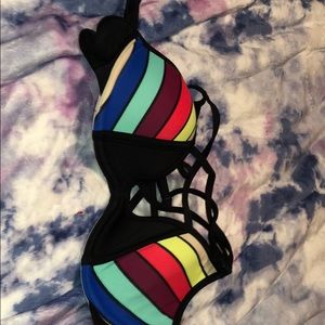 PINK bikini swimsuit top